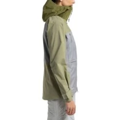 Haglöfs HAGLÖFS VASSI TOURING GTX JACKET W CONCRETE/THYME GREEN 23 9 Haglöfs HAGLÖFS VASSI TOURING GTX JACKET W CONCRETE/THYME GREEN 23 -Rossignol || Salomon || Fischer Winkel 9 129632 vassi touring gtx jacket w concrete thyme green 605022 4vv 04