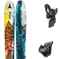 ATOMIC BENT CHETLER 120 BLUE/YELLOW + TYROLIA ATTACK 11 GW W/O BRAKE A