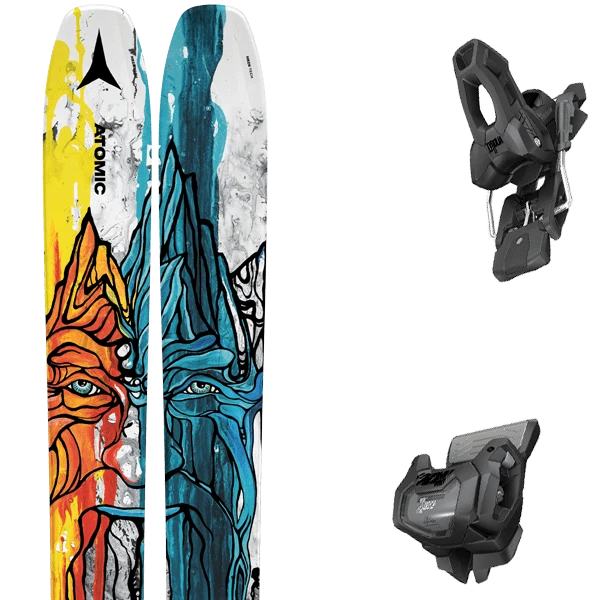 ATOMIC BENT CHETLER 120 BLUE/YELLOW + TYROLIA ATTACK 11 GW W/O BRAKE A 1 ATOMIC BENT CHETLER 120 BLUE/YELLOW + TYROLIA ATTACK 11 GW W/O BRAKE A