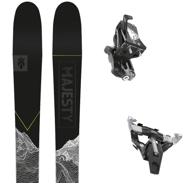 MAJESTY SUPERSCOUT CARBON HITECH TOURING + DYNAFIT SPEED TURN BLACK/SILVER 1 MAJESTY SUPERSCOUT CARBON HITECH TOURING + DYNAFIT SPEED TURN BLACK/SILVER