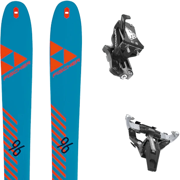 FISCHER HANNIBAL 96 CARBON + DYNAFIT SPEED TURN BLACK/SILVER 1 FISCHER HANNIBAL 96 CARBON + DYNAFIT SPEED TURN BLACK/SILVER