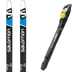 SALOMON AERO GRIP JUNIOR + SALOMON SNS ACCESS JUNIOR