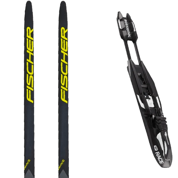 FISCHER AEROLITE SKATE 70 + ROSSIGNOL RACE SKATE 1 FISCHER AEROLITE SKATE 70 + ROSSIGNOL RACE SKATE
