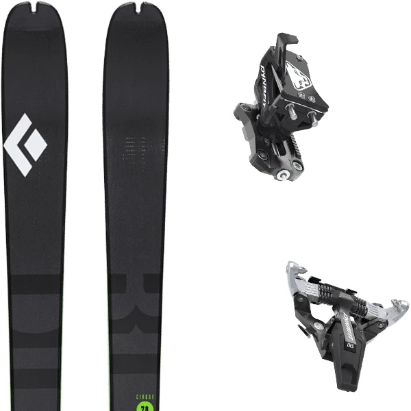 BLACK DIAMOND CIRQUE 78 + DYNAFIT SPEED TURN BLACK/SILVER 1 BLACK DIAMOND CIRQUE 78 + DYNAFIT SPEED TURN BLACK/SILVER