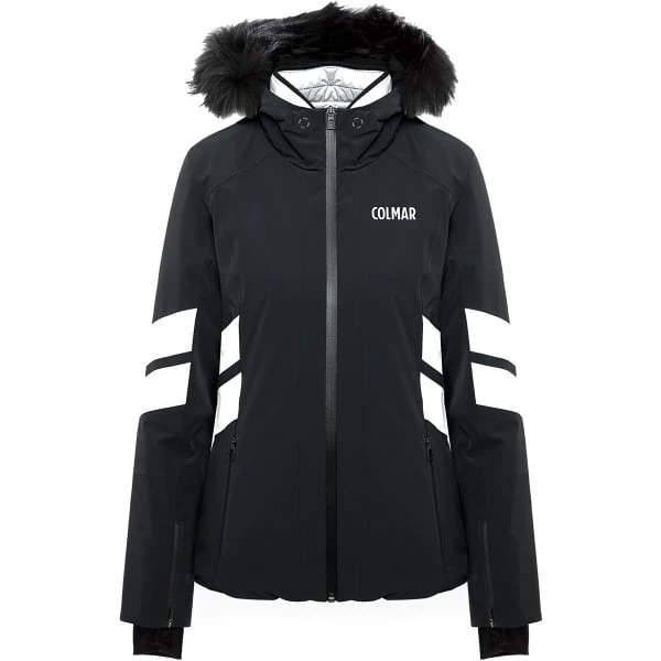 COLMAR GRANRISA LADIES SKI JACKET + FUR BLACK 21 1 COLMAR GRANRISA LADIES SKI JACKET + FUR BLACK 21