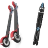 KV+ ROLLERSKI LAUNCH SKATE CURVED 60 CM STANDARD WHEELS + SALOMON PROLINK RACE SKATE