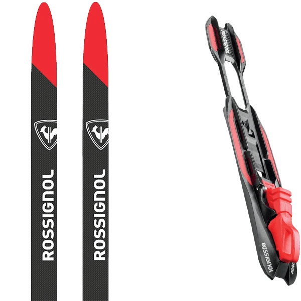 ROSSIGNOL DELTA COMP SKATING JR + ROSSIGNOL RACE JR SKATE 1 ROSSIGNOL DELTA COMP SKATING JR + ROSSIGNOL RACE JR SKATE