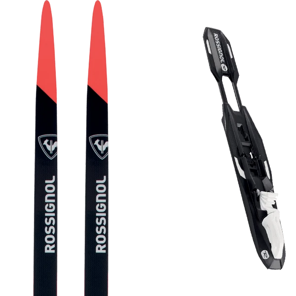 ROSSIGNOL DELTA COMP R-SKIN + ROSSIGNOL CONTROL STEP IN 1 ROSSIGNOL DELTA COMP R-SKIN + ROSSIGNOL CONTROL STEP IN