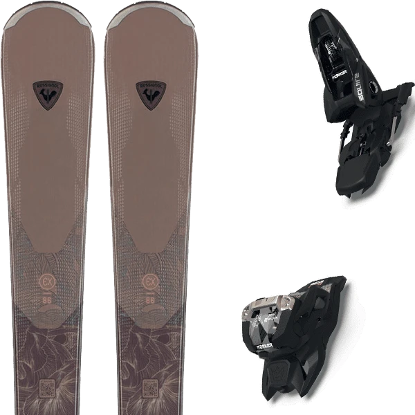 ROSSIGNOL EXPERIENCE W 86 BASALT OPEN + MARKER SQUIRE 11 BLACK 1 ROSSIGNOL EXPERIENCE W 86 BASALT OPEN + MARKER SQUIRE 11 BLACK