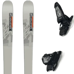 SALOMON QST SPARK GREY/ORANGE + MARKER GRIFFON 13 ID BLACK