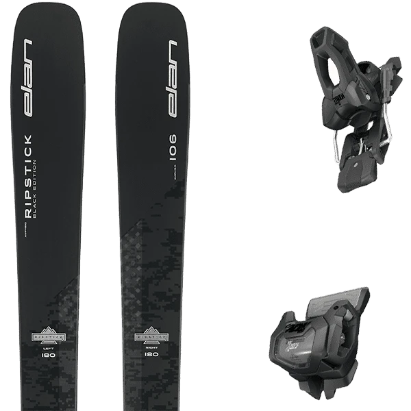 ELAN RIPSTICK 106 BLACK EDITION + TYROLIA ATTACK 11 GW W/O BRAKE A 1 ELAN RIPSTICK 106 BLACK EDITION + TYROLIA ATTACK 11 GW W/O BRAKE A
