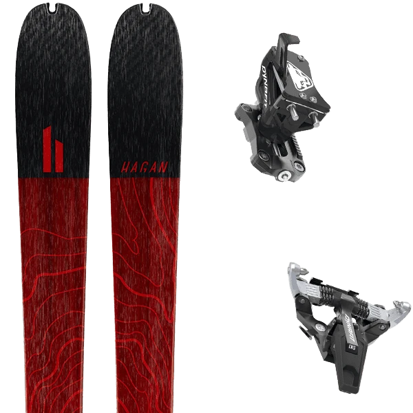 HAGAN CORE 89 + DYNAFIT SPEED TURN BLACK/SILVER 1 HAGAN CORE 89 + DYNAFIT SPEED TURN BLACK/SILVER