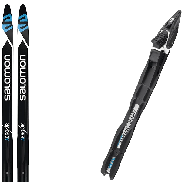 SALOMON AERO JUNIOR SKIN + SALOMON PROLINK RACE JR CL 1 SALOMON AERO JUNIOR SKIN + SALOMON PROLINK RACE JR CL